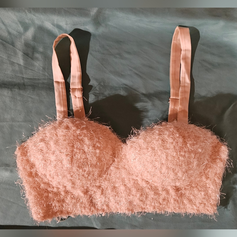 Ivory Zenaida Shaggy Bralette